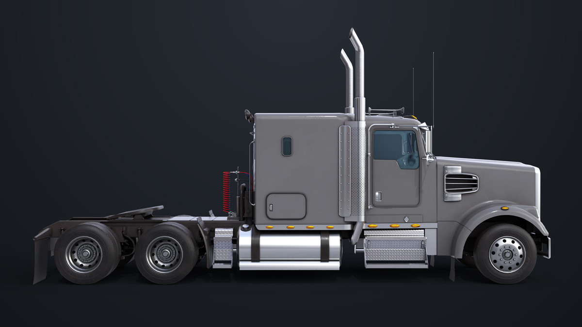 Heavy Truck Chassis 07 Generic Grey URP HDRP Textures