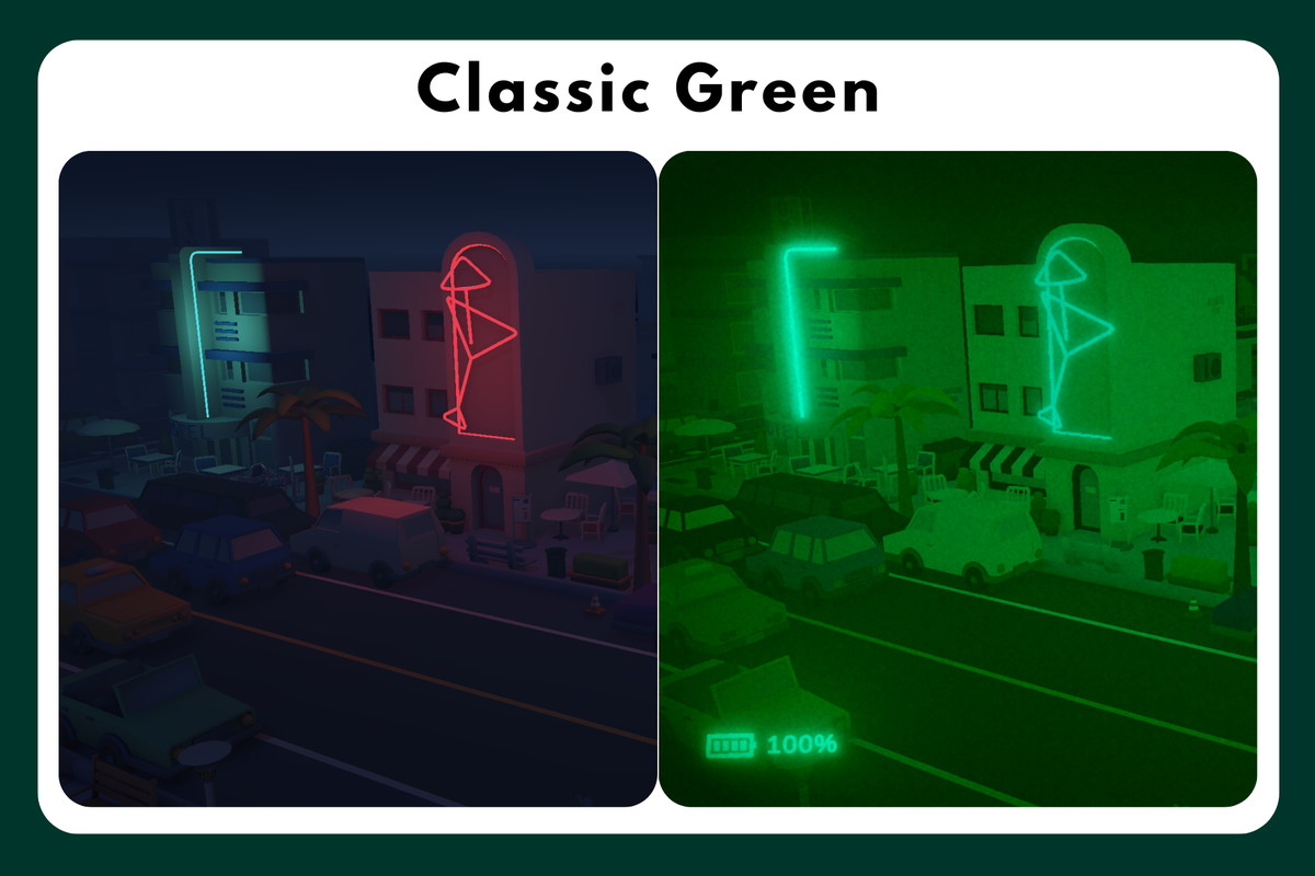 Night Vision Shader Pack