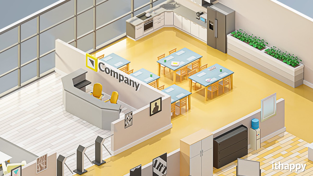 Office 2 - Low Poly 3D Models Pack