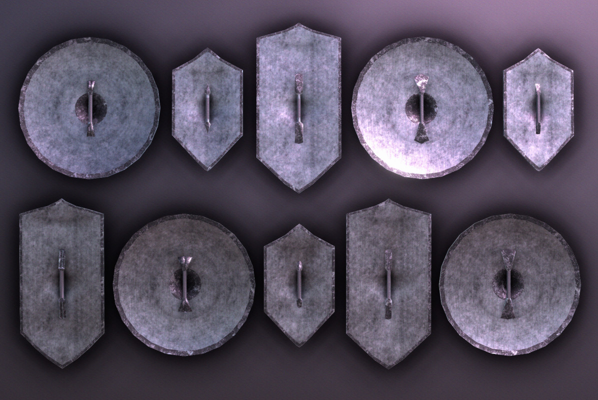 Modular Melee Swords & Shields Pack | Low Poly Stylized Procedural Weapon Pack