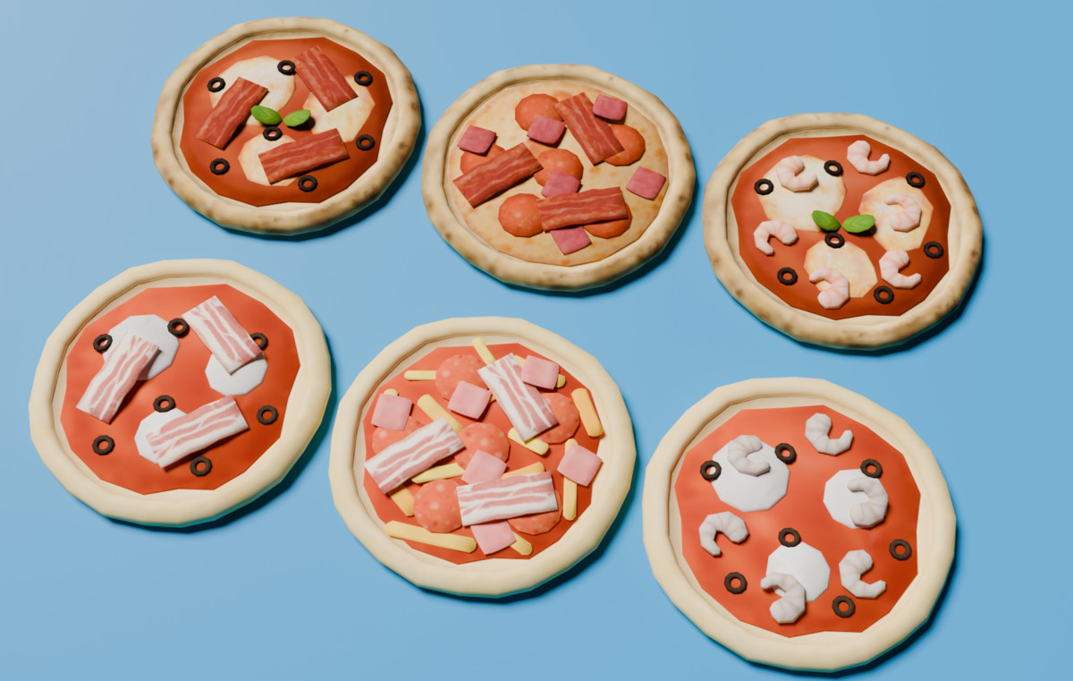 Low Poly Pizza