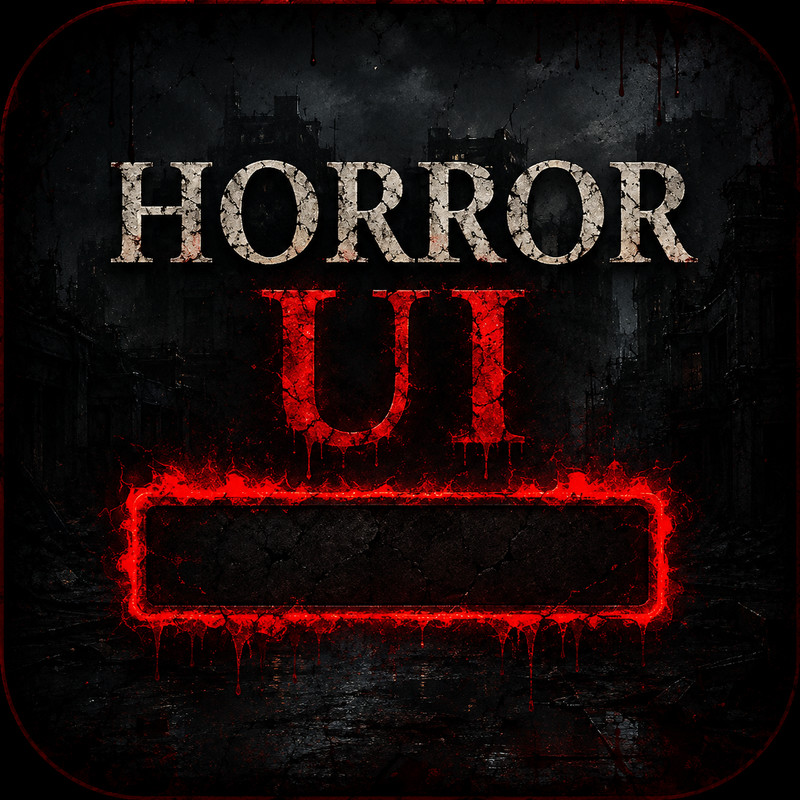 Dark/Horror Themed UI