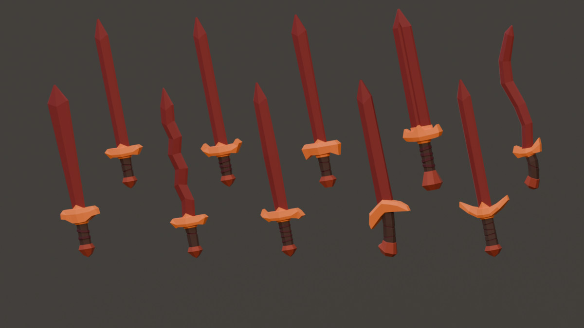 Fantasy Melee Weapons - Low Poly Pack