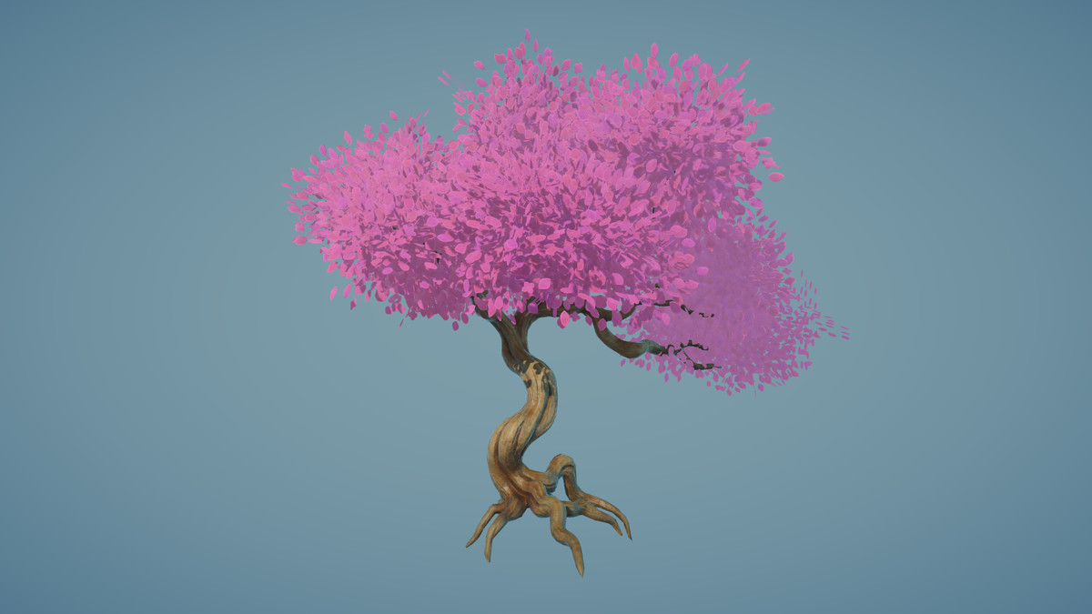 Animated Stylized Trees