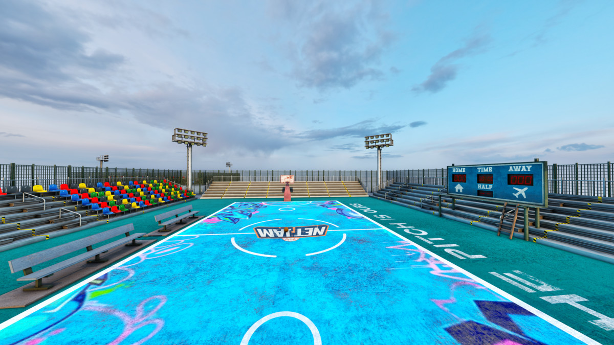 Modular Tennis Soccer Basketball Sport Court