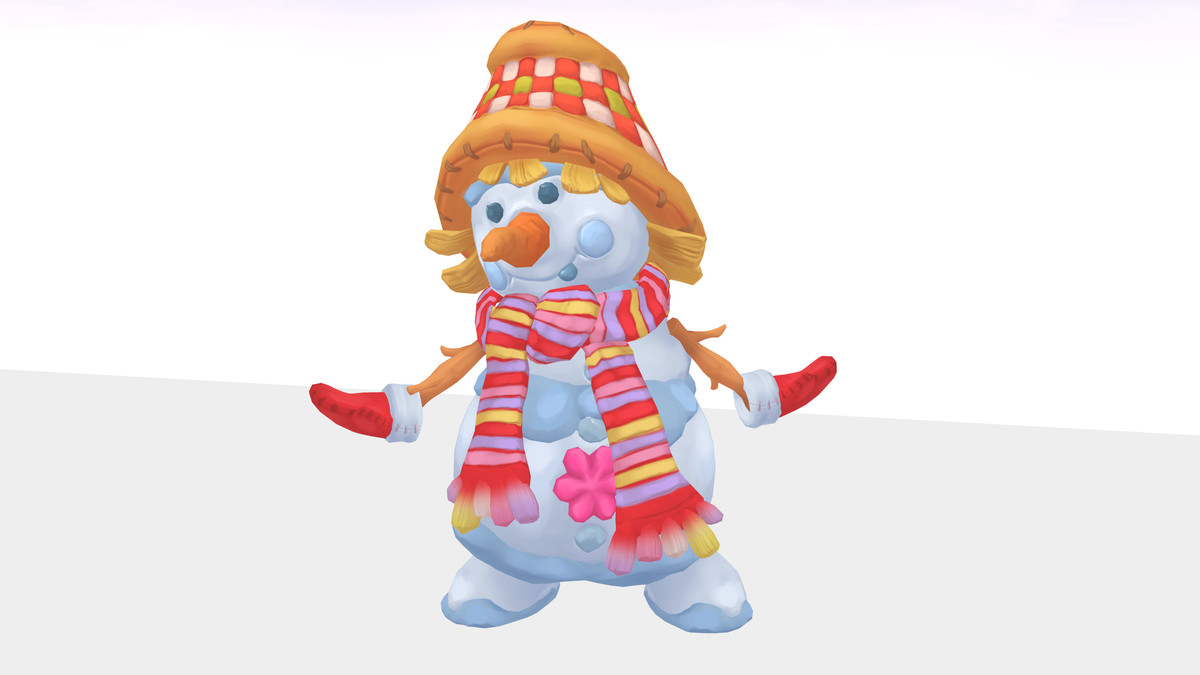 snowman with hat