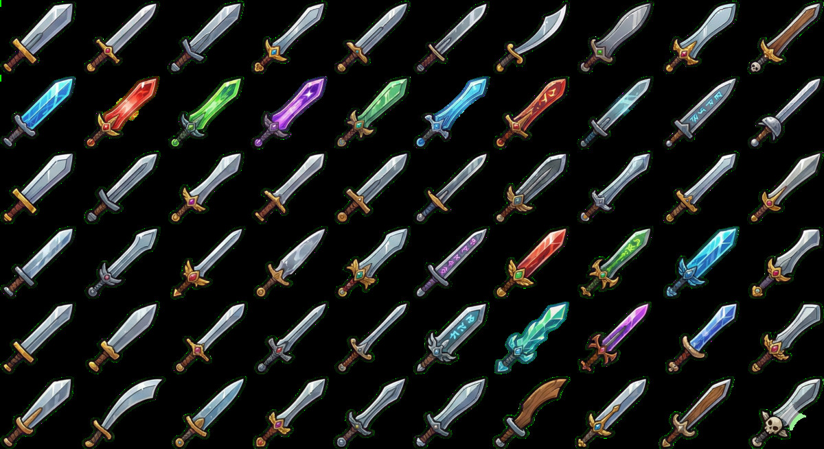 2D Fantasy RPG Weapon Icon Pack - 1000+ Items