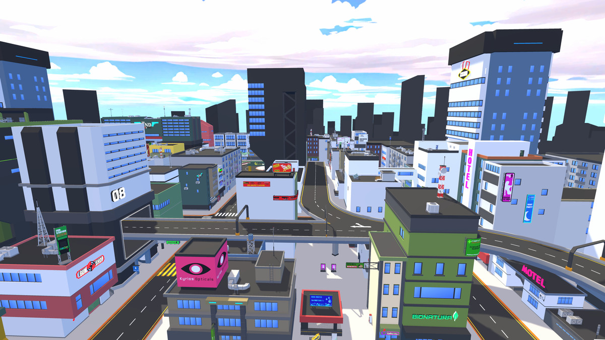 LowPoly Cyberpunk City