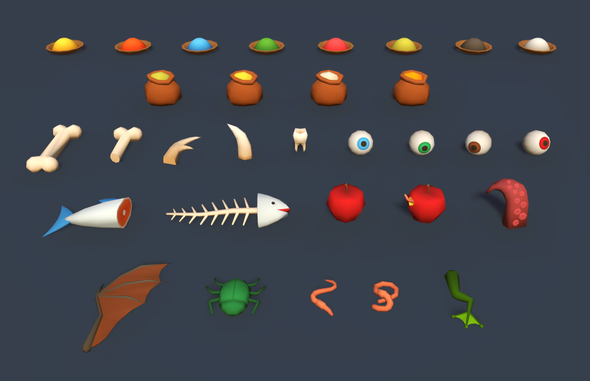 Low Poly Witch & Folk Magic Pack