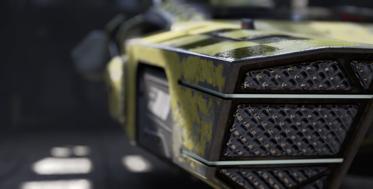 AVIO-8 Cyberpunk Hover Taxi