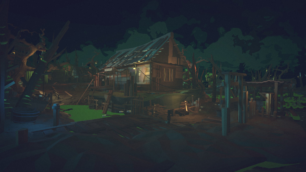 Low Poly Swamp Village – ModulaCraft PRO