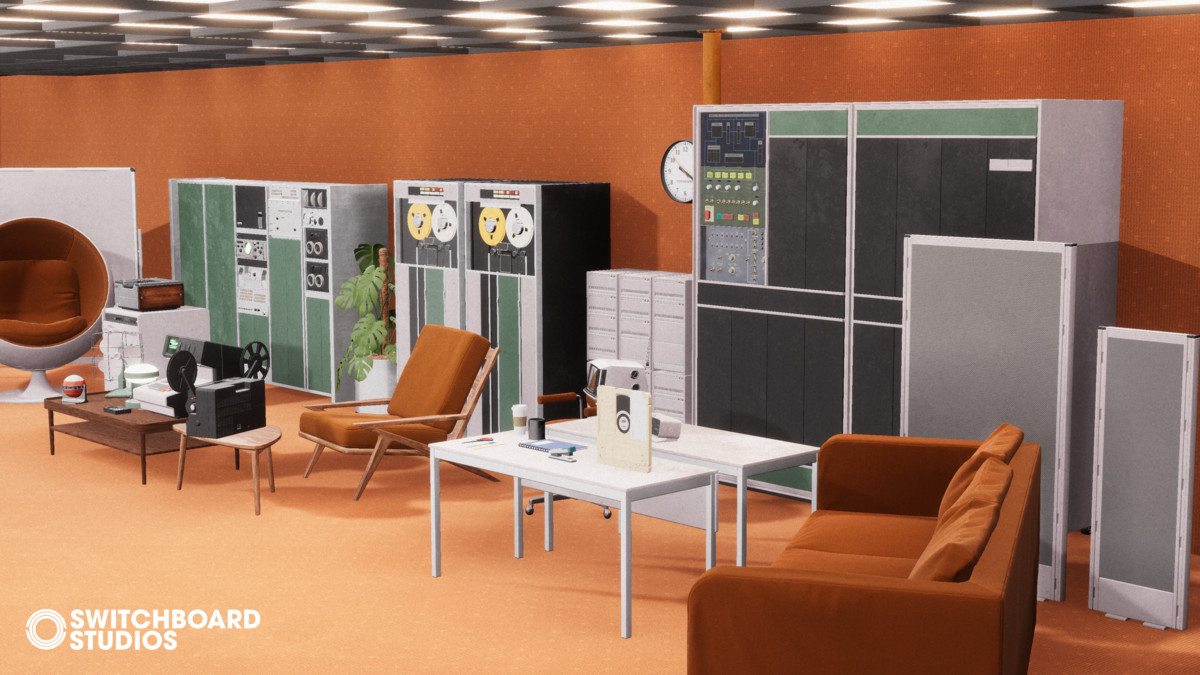 Mid-Century Brutalist Data Centre