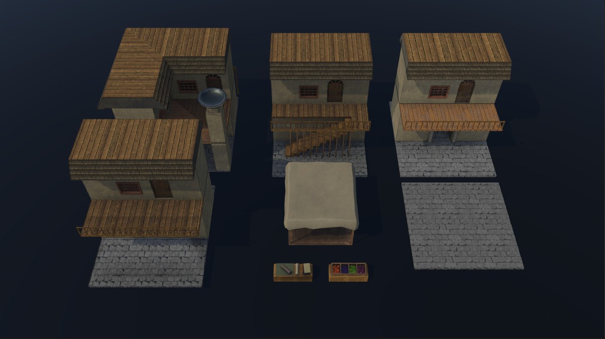 Medieval Harbour Modular Environment