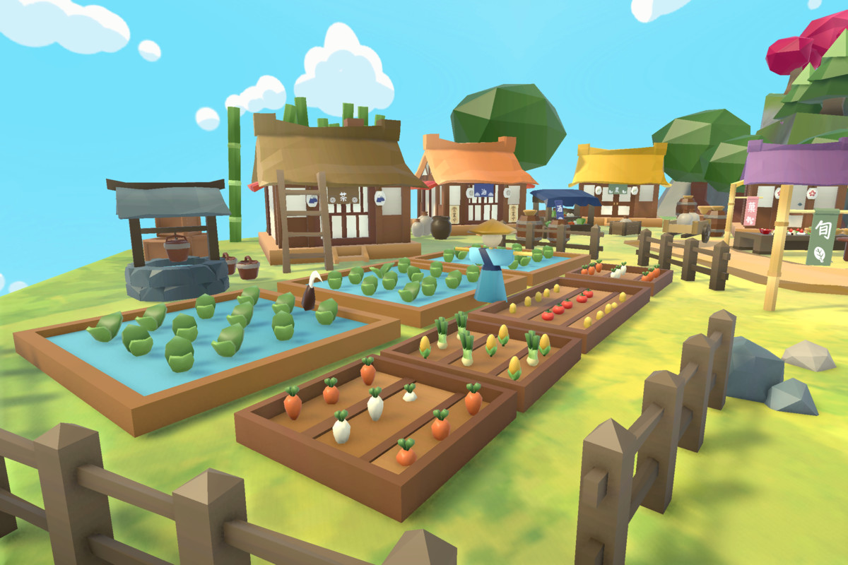 Japanese Rural Village - Low Poly 3D Models