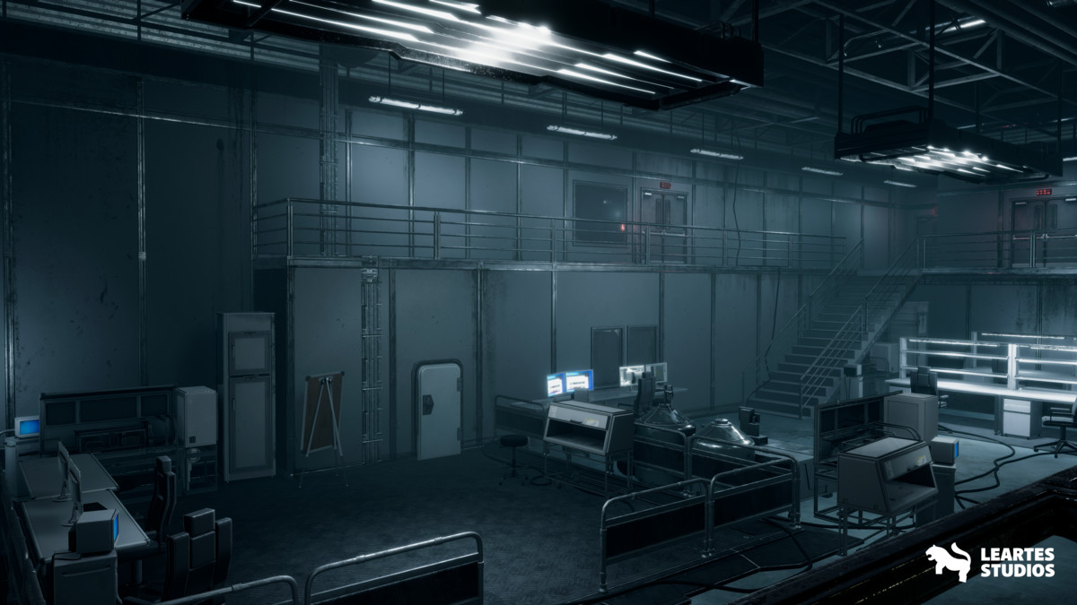Sci-Fi Laboratory Environment