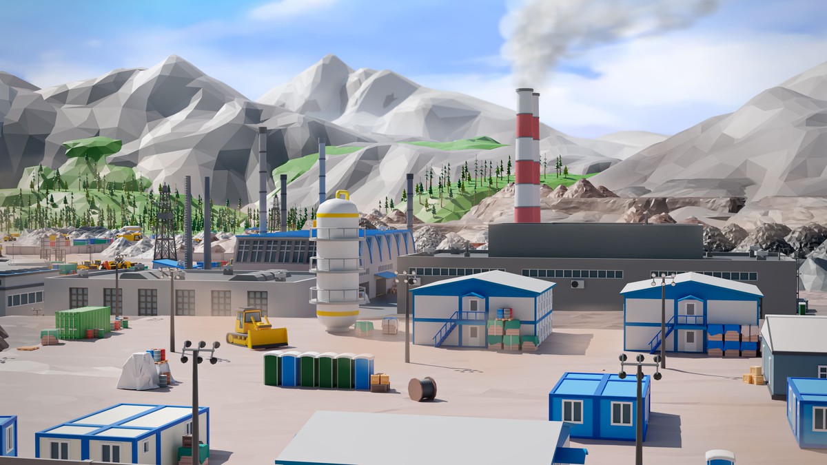 Mining Industry - Low Poly 3D Models Pack