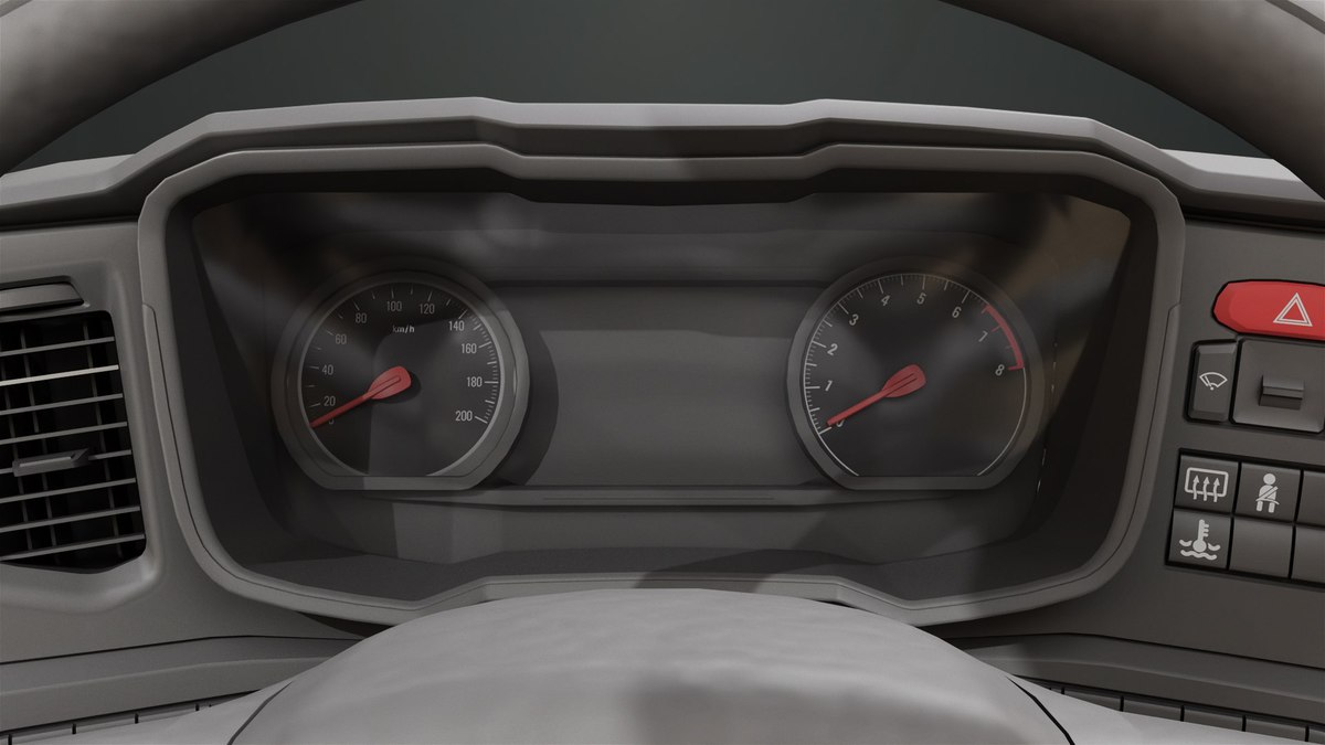 Heavy Truck Chassis 06 Interior URP HDRP Textures