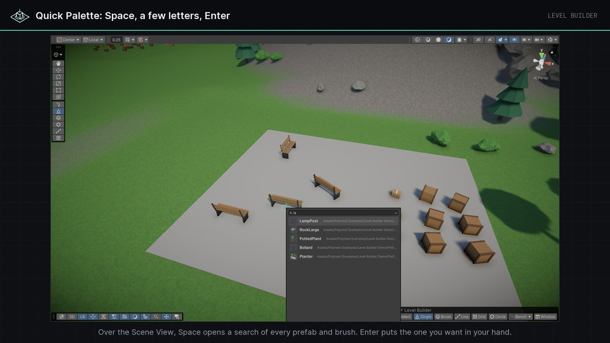 Level Builder - Place, Paint and Arrange Prefabs