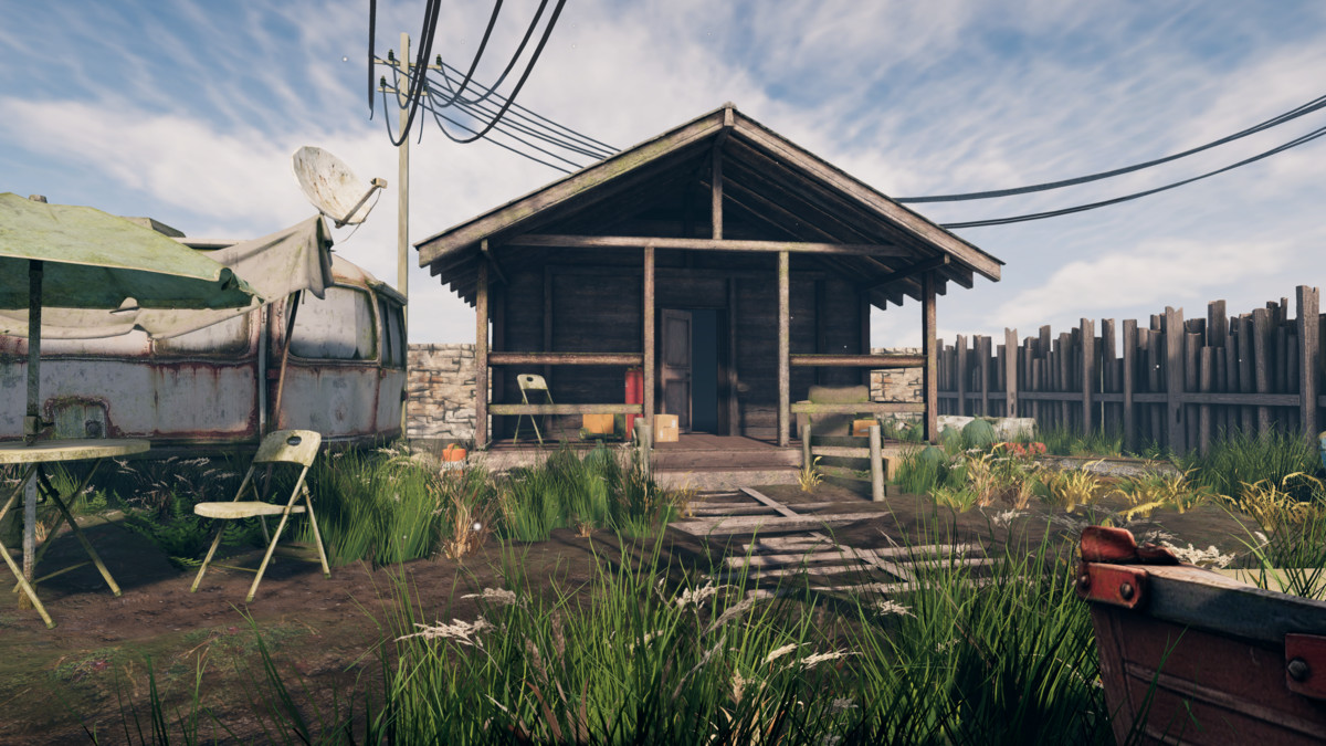 Post-Apocalyptic Trailer Park Environment