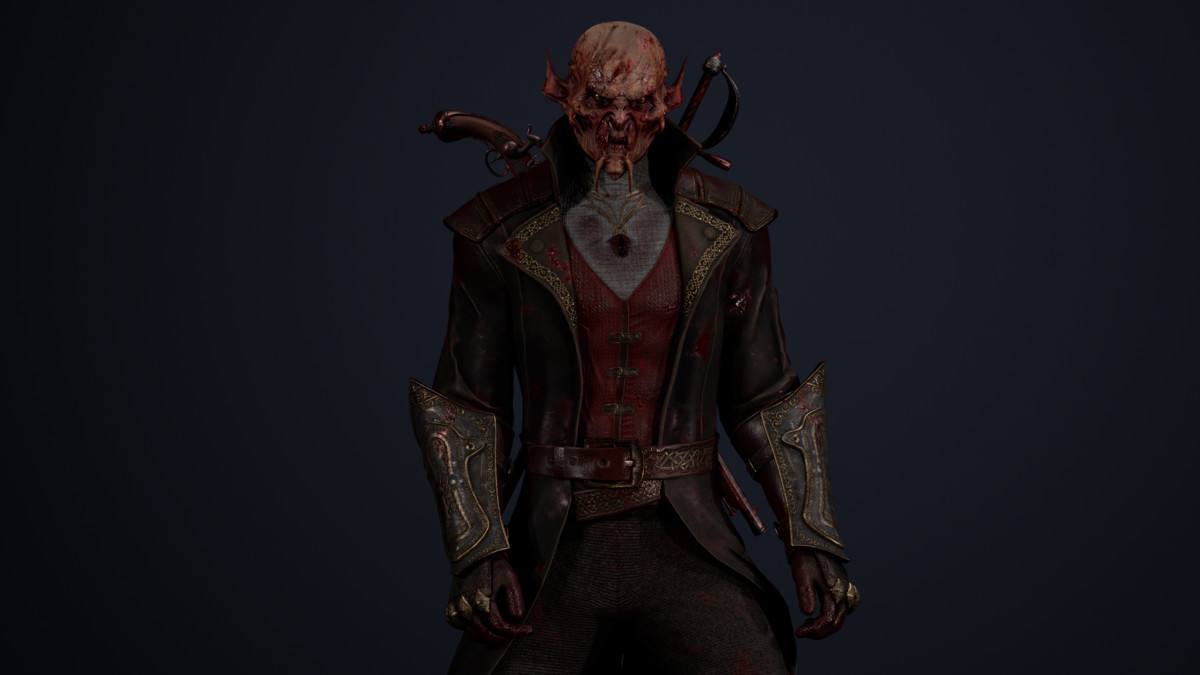 Vampire Monster Character – Dark Fantasy Hunter | Horror Enemy