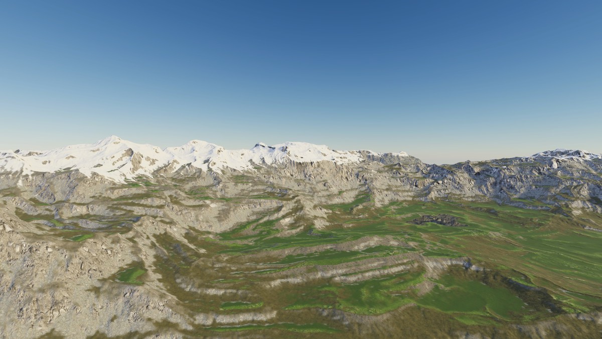 Procedural Ridged Mountains 8K - 34 Terrains