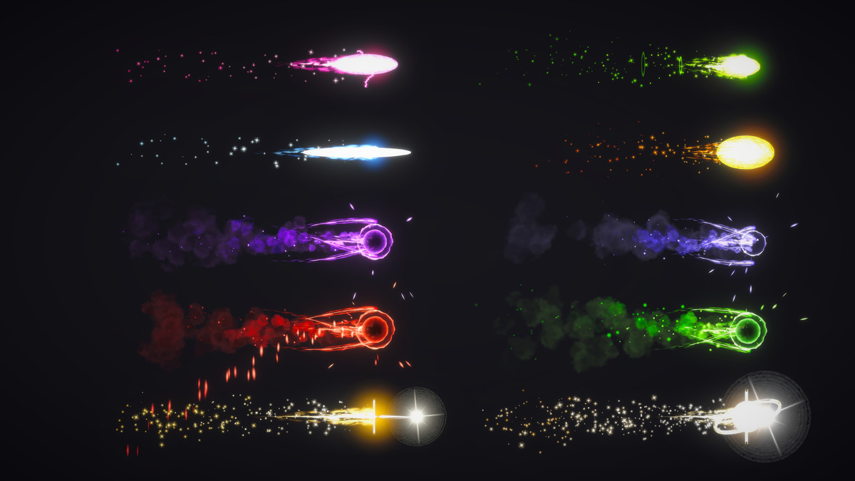 ProjectileFX – 60 Stylized Spell