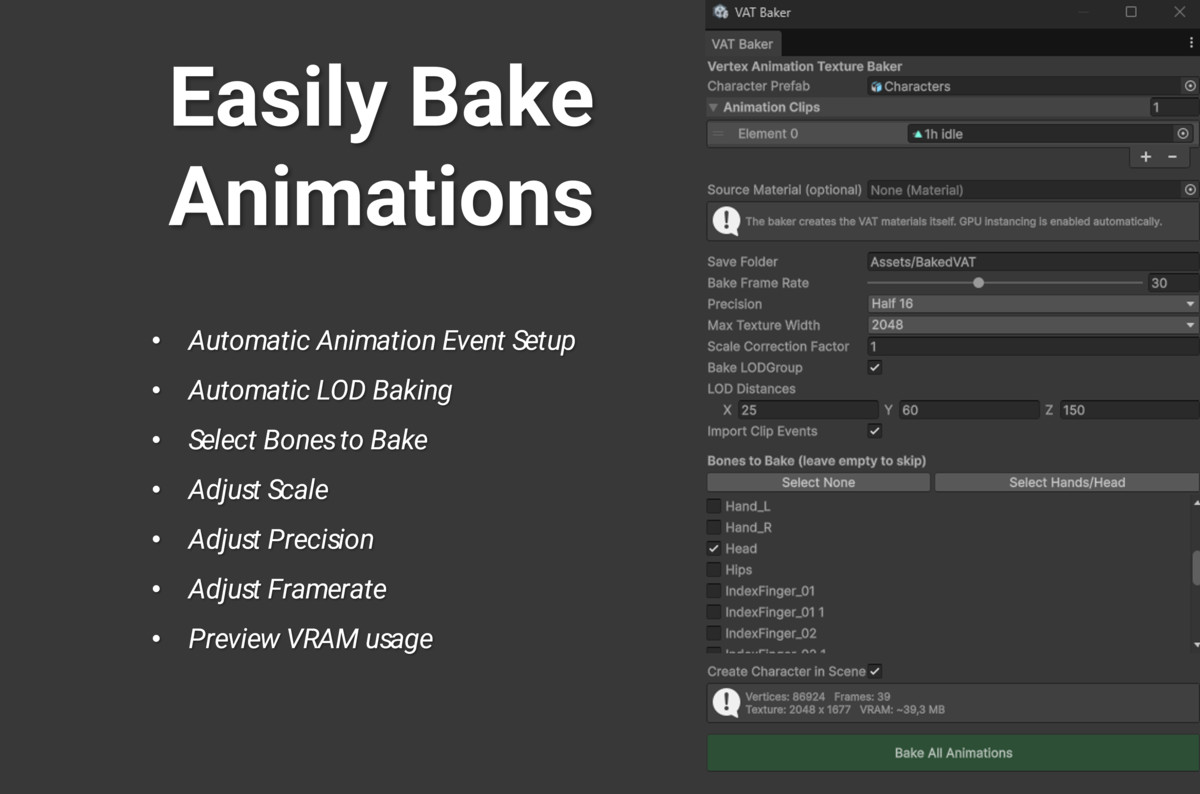 GPU Animation Instancer - Crowds | Attachments