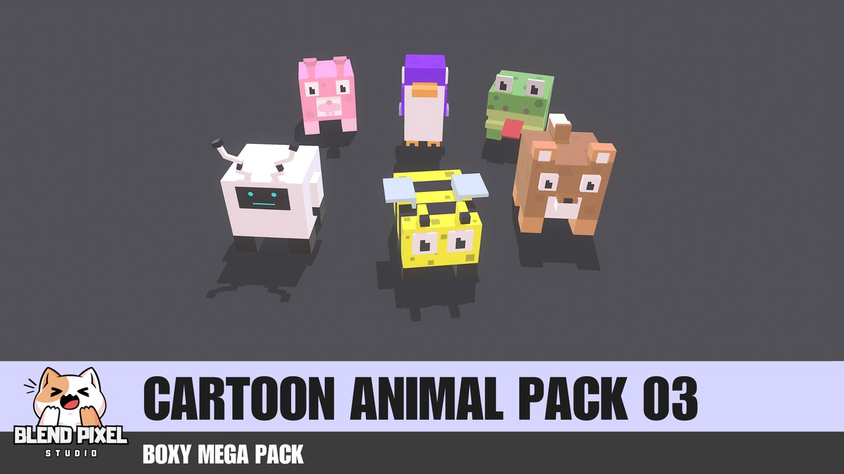 Cartoon Animal Pack 03