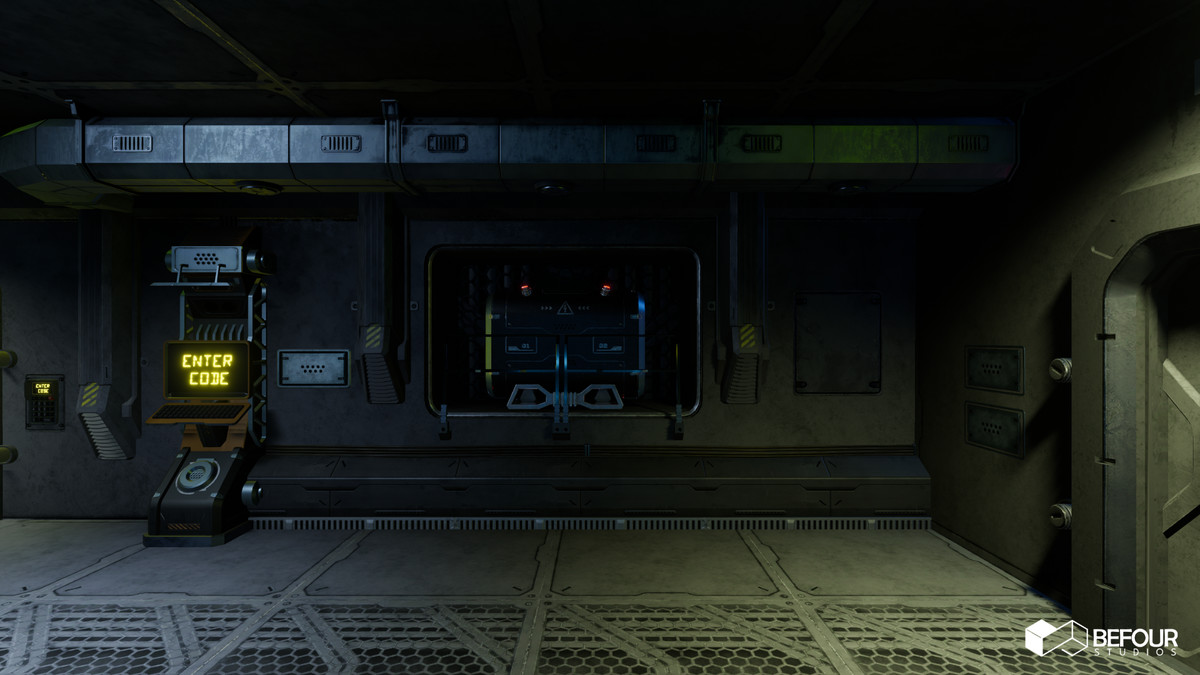 Sci-Fi Polar Station Environment (Modular, Space, Station)