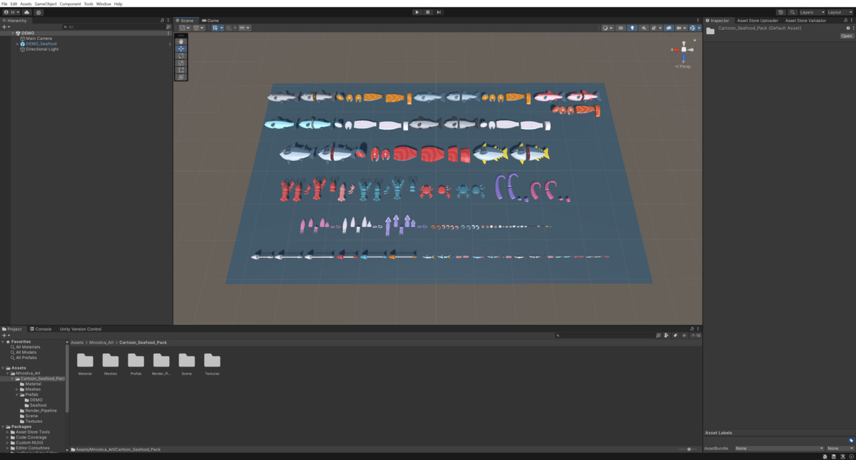 Cartoon Fish & Seafood Pack