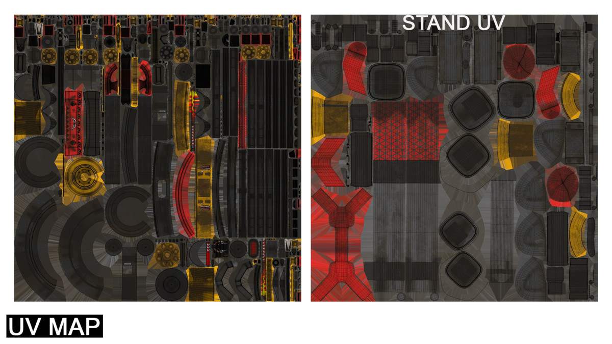 Minigun Machine Gun RED URP HDRP