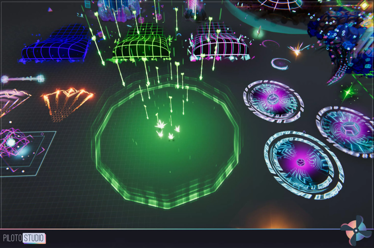 Sci-Fi, Tech, Futuristic Stylized VFX Starter Kit