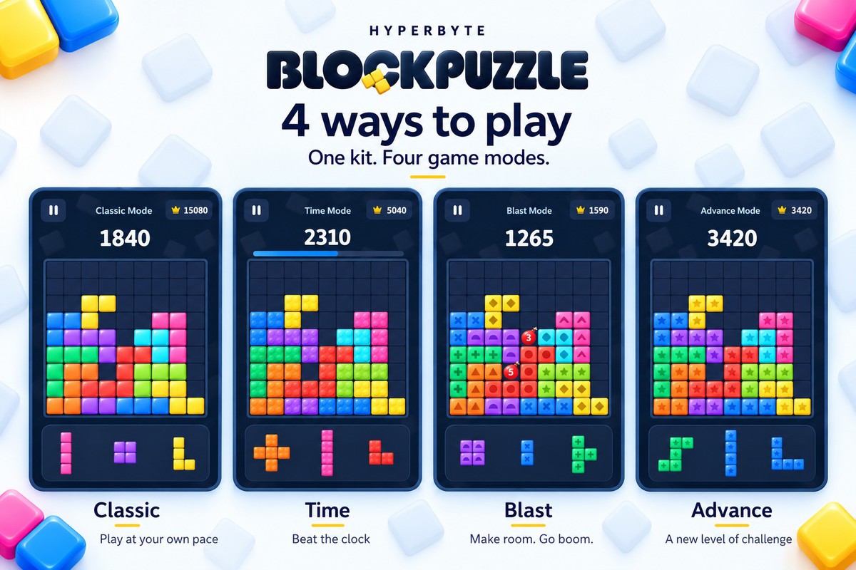Block Puzzle Game Kit - Complete Mobile Puzzle Game