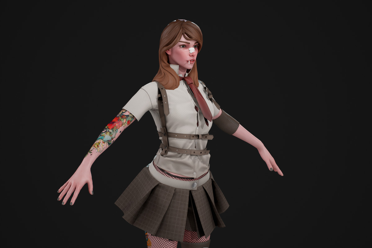 3D Stylized Girl