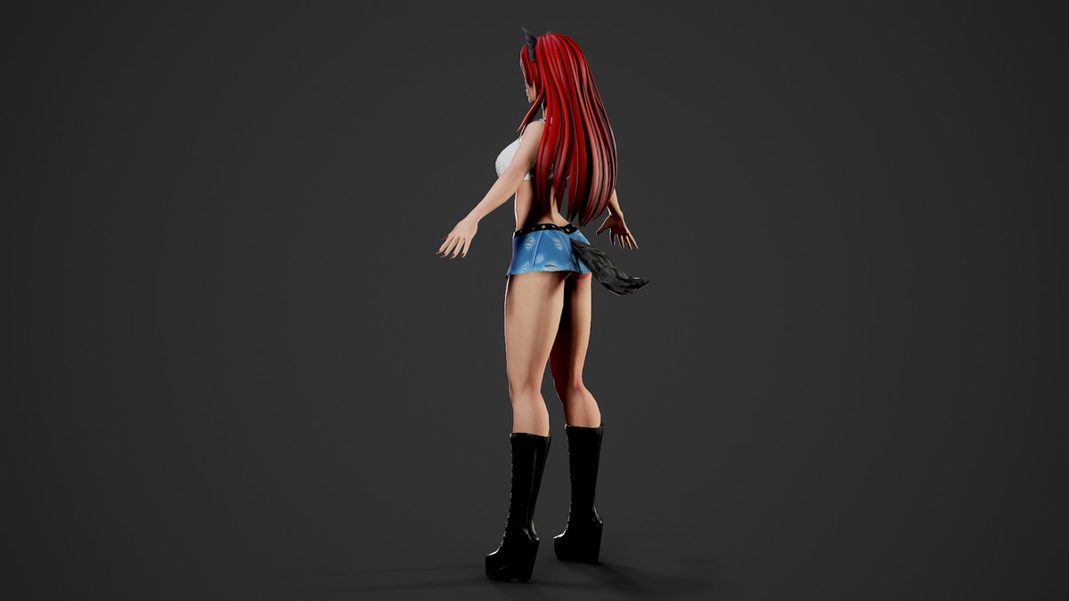 Stylized Werewolf Girl