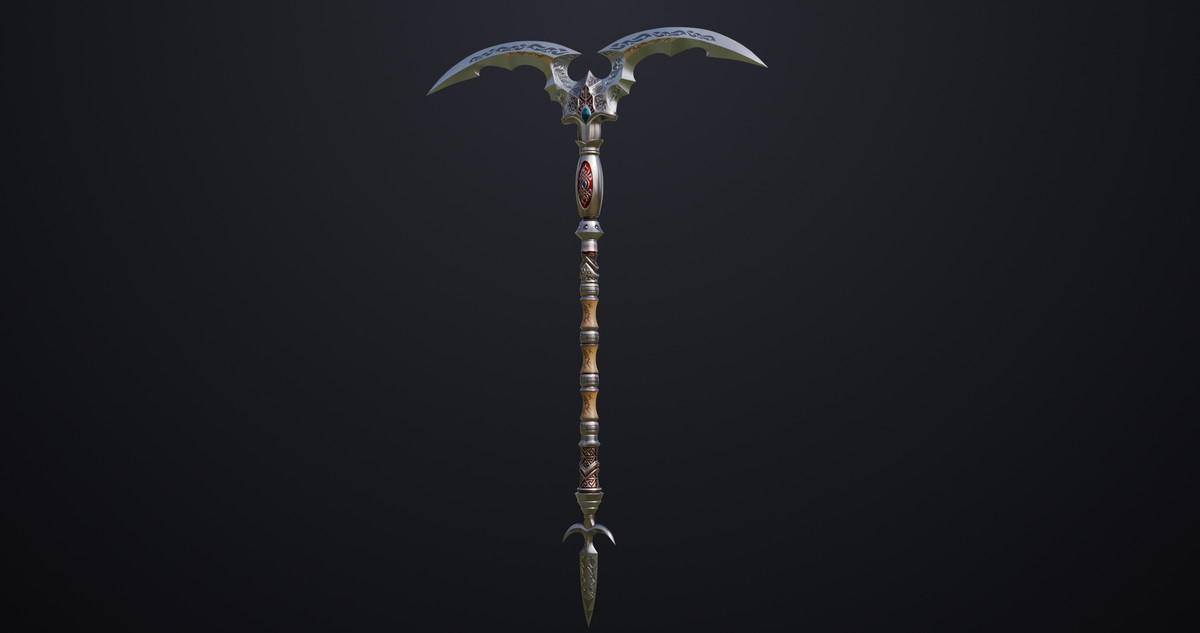 Battle Axe 05 URP HDRP Textures