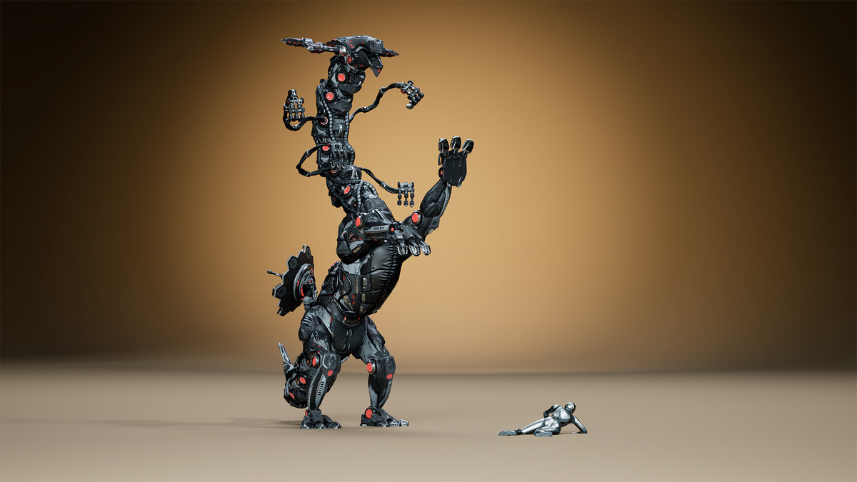 Sci-Fi Dino Long-Neck