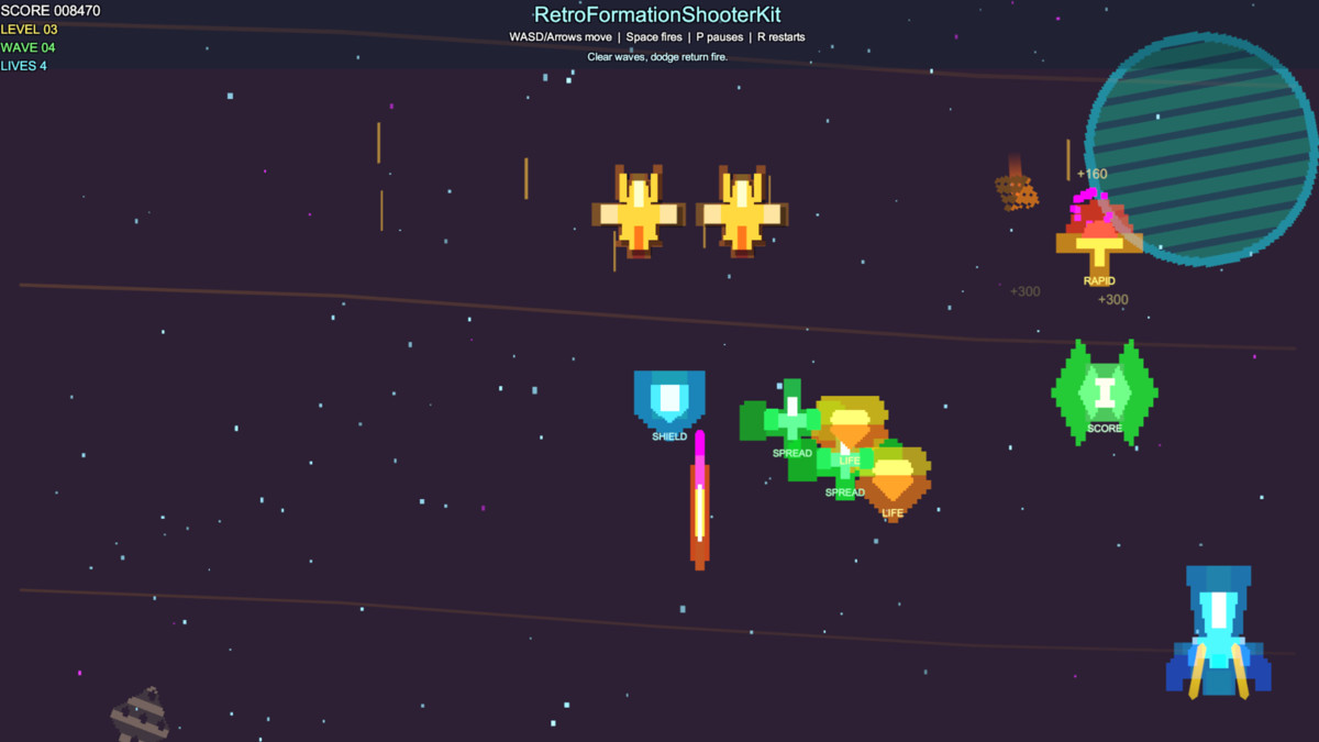 Retro Formation Shooter Kit
