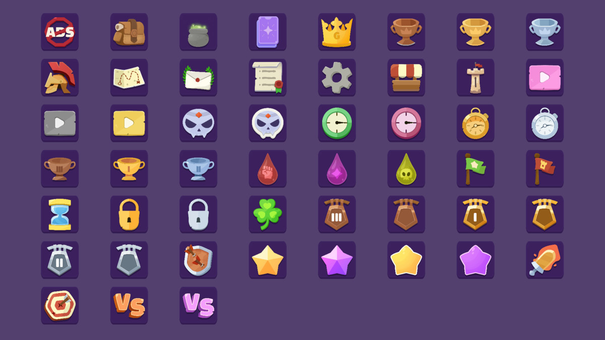 Cartoon Fantasy GUI - Animated & Stylized HUD