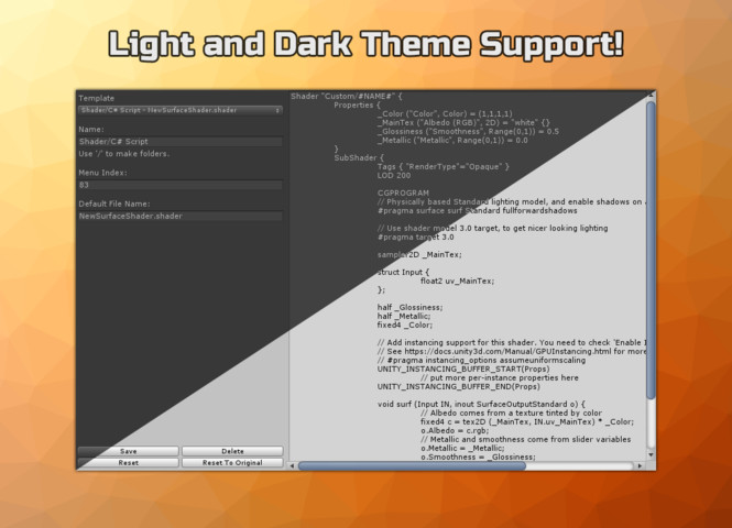 Script Template Editor