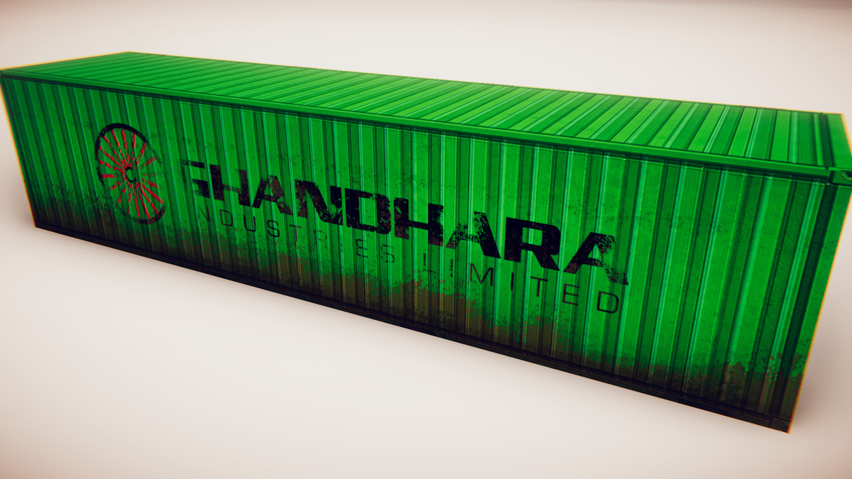 Extreme Low poly Containers Pack - Mobile Containers