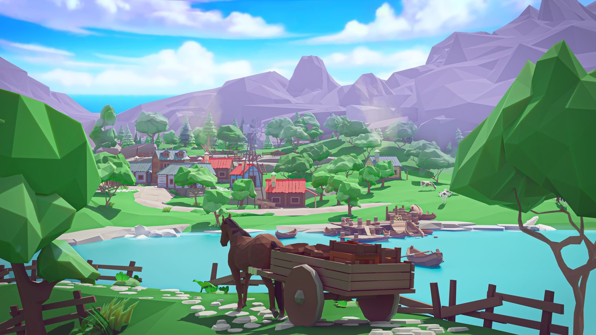 Village - Low Poly 3D Models Pack