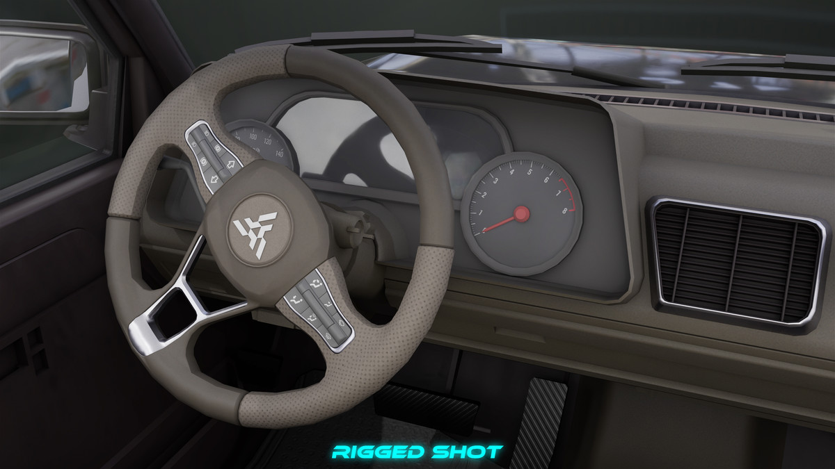 Pickup Truck01 Orange URP HDRP Textures