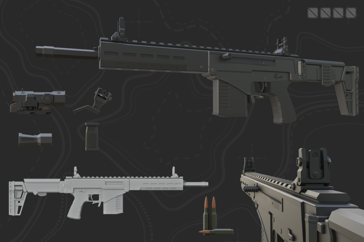 Low Poly Weapon Bundle Pack V