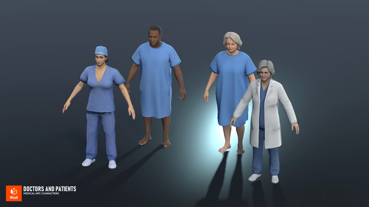 Doctors and Patients - Medical NPC Characters