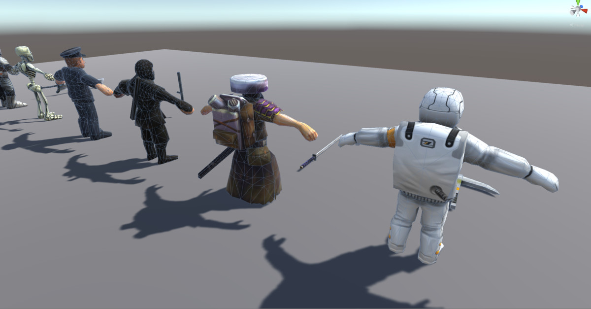 Low Poly Characters Pack Vol1