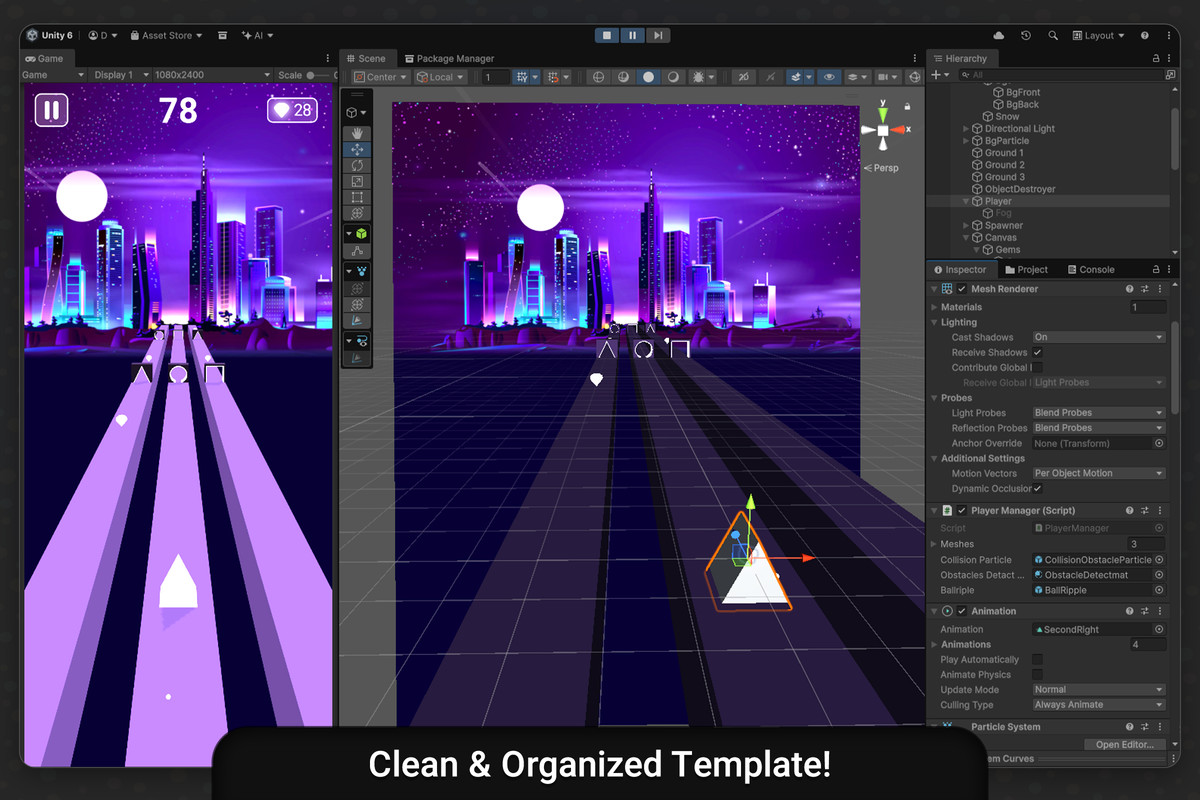 Shape Rush - 3D Endless Runner Complete Game Template