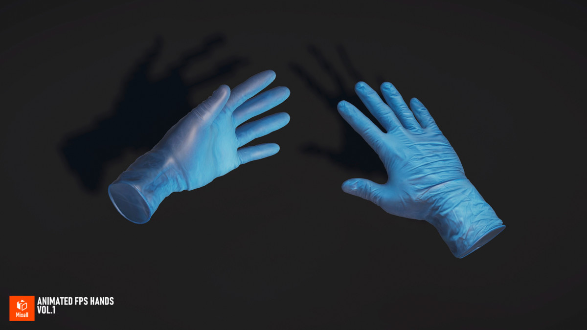 Animated FPS Hands Vol.1