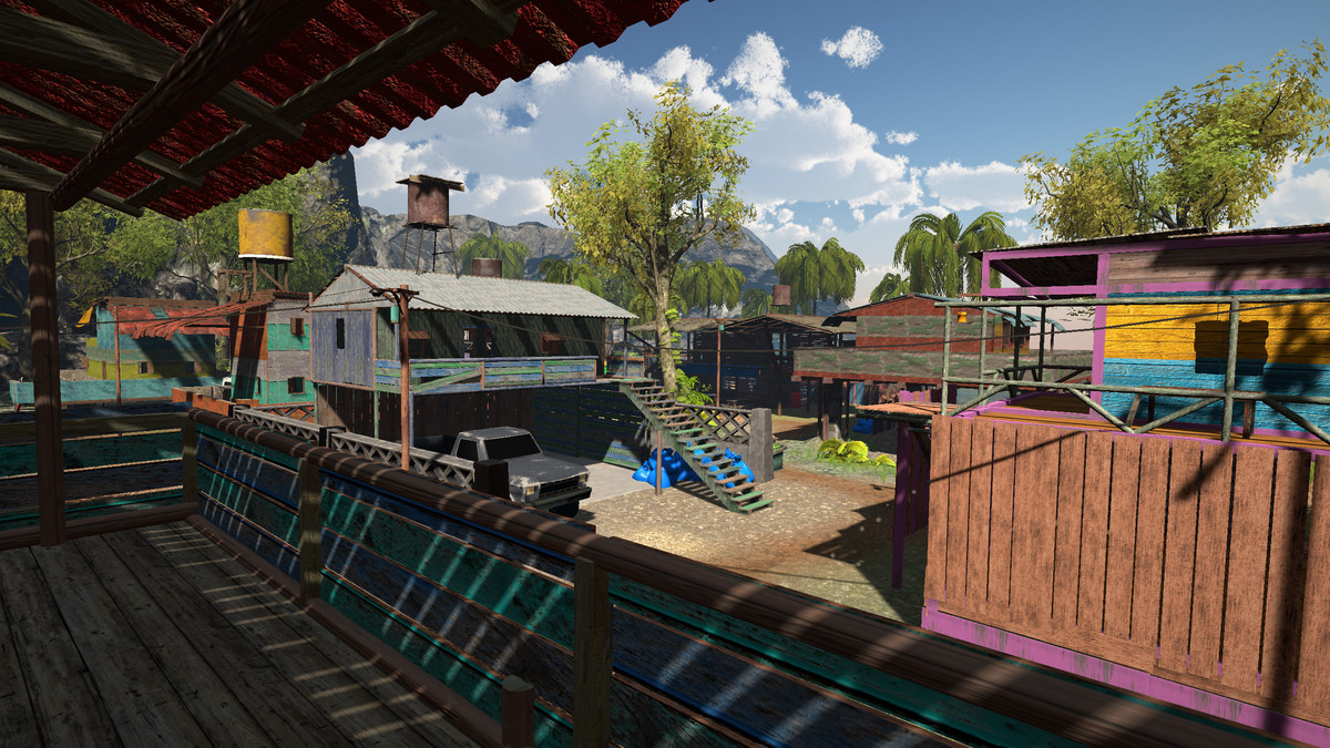 South Pacific Island - Map