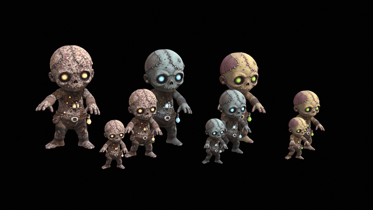 Chibi Necro Zombie Boy